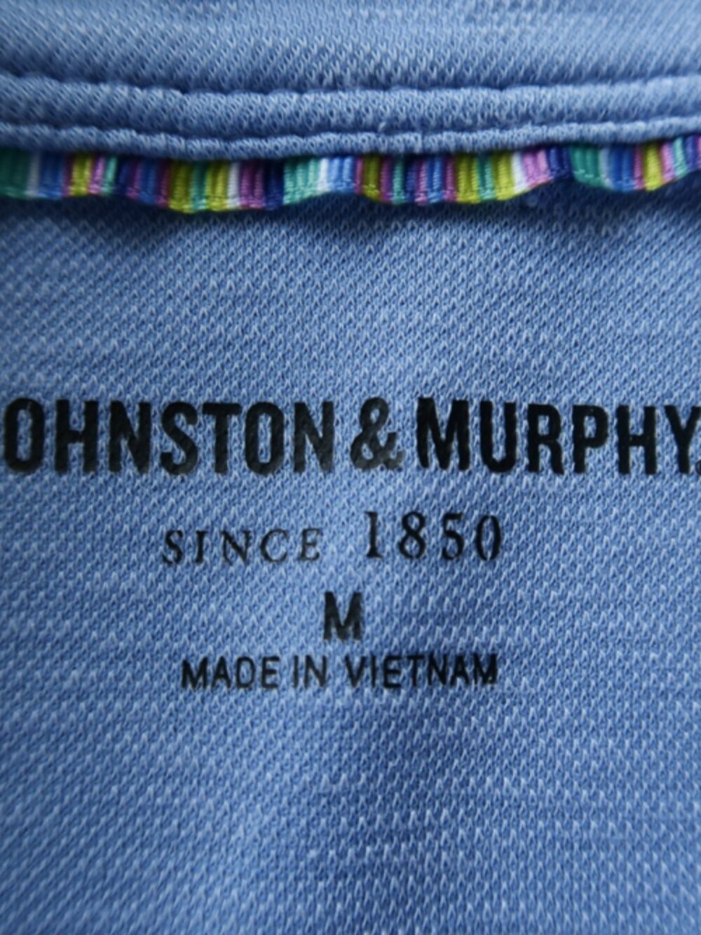 Johnston & Murphy Blue Polo (M) OMG SOFT! ⛳️
